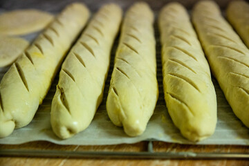 Bread in a French bakery from south of France