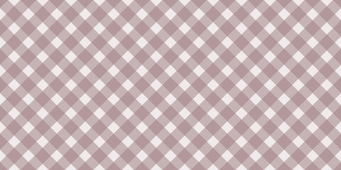Diagonal brown checkered on the white background