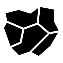 Stone icon. Trendy vector Stone icon on white background.