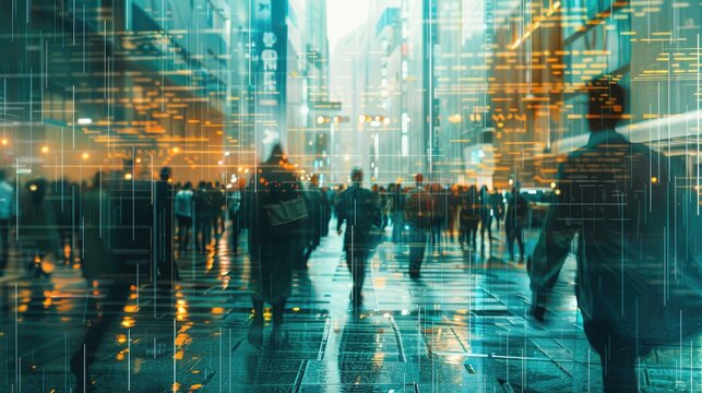 technology concept digital transformation - Powered by Adobe