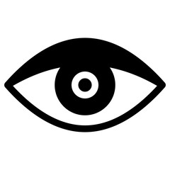 eye icon, simple vector design