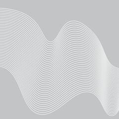 Technology abstract lines art, Abstract white blend graphics technology flowing wave lines background, wavy pattern and stylish line art,  Modern white moving lines design element