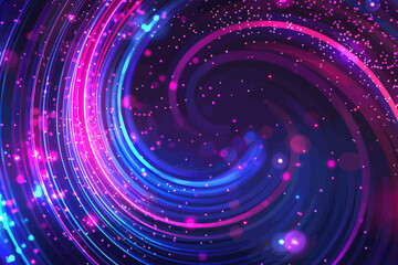Obraz premium a purple and blue abstract background with stars