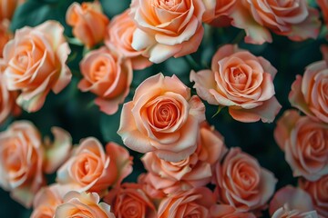 Surround yourself with the beauty of peach fuzz roses, the color trend of 2024, for an instant mood boost.