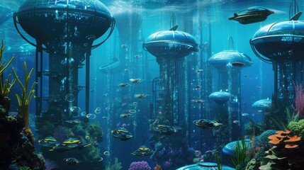Aquatic Dreamscapes: Futurism Below the Waves