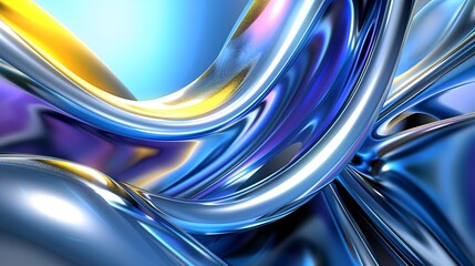 Flowing Pastel Fabric Swirl in Abstract 3D Rendered Artwork