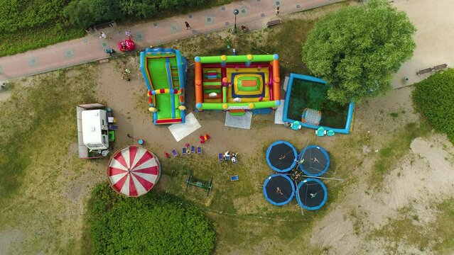 Playground Rewa Plac Zabaw Aerial View Poland