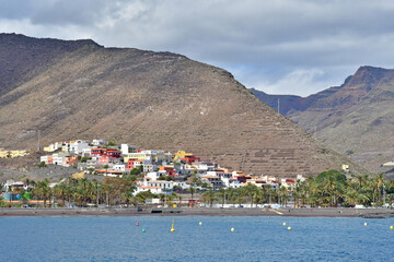 Obraz premium La Gomera, Canary Islands - march 15 2024 : San Sebastian de la Gomera