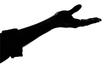 PNG Silhouette hand dynamite weaponry.