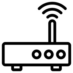 router icon, simple vector design