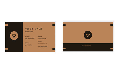 Business Card with elegant but simple design. All layers are organized and easily editable. 