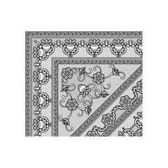 Obraz premium bedsheet design digital art use hand work and digital printing