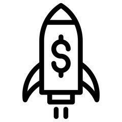 startup icon, simple vector design