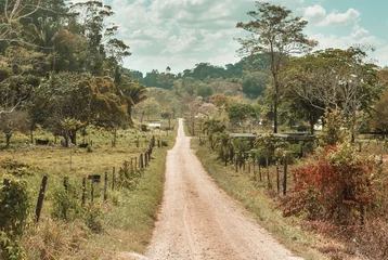 Outdoor-Kissen Road in Belize © Galyna Andrushko