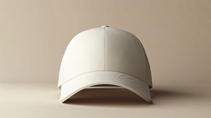 Beige cap mock up design product