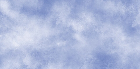 Bright painted sky blue watercolor background, Abstract blue sky with clouds, Abstract shinny Summer seasonal natural sky, Watercolor illustration art marble painting abstract blue color texture.