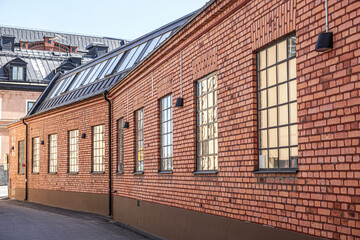 View of a brick building
