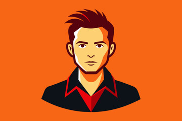 Vector illustrations of silhouette portraits representing diverse individuals, ideal for user profiles and business avatars