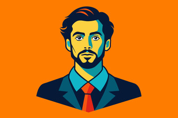 Vector illustrations of silhouette portraits representing diverse individuals, ideal for user profiles and business avatars