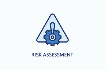 Risk Assessment vector, icon or logo sign symbol illustration