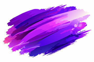 Vibrant violet watercolor brush strokes, offering dynamic and expressive design elements for your creative projects