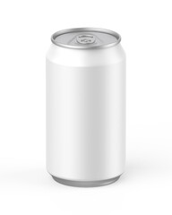 Metallic can mockup for beer, soda, juice, energy drink and sparkling water, packaging template for branding, 3d illustration