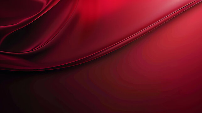 Red gradient background, dark red and black color scheme, minimalist style, large areas of solid color, high resolution, adding shadows to enhance texture.