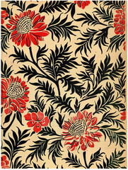 Vinatge floral pattern - 786453114