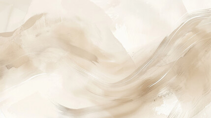 A beige background with soft, abstract brush strokes in various shades of brown and cream