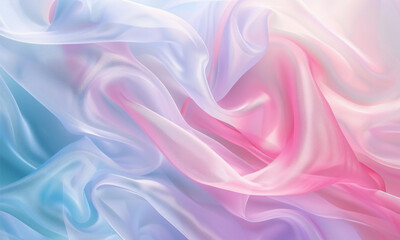 Gradient background with pastel colors, in the form of soft silk