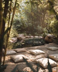 Obraz premium Calm Yoga Scene