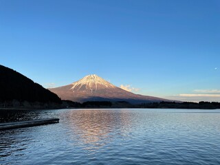 田貫湖と富士