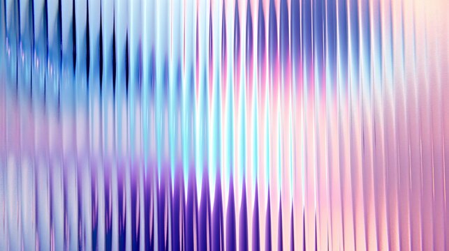 Colorful grainy gradient background template. Trendy ribbed glass effect texture, Abstract background