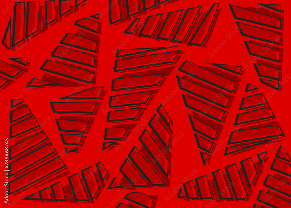 Poster minimalist background with abstract triangle stripe pattern