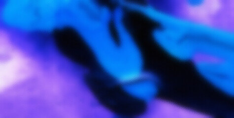 Surreal Blue Glass: Abstract Background with Shimmering Effect