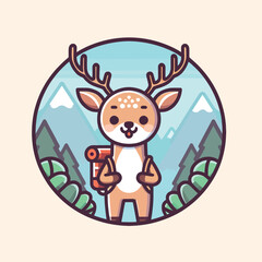 Deer vector illustration