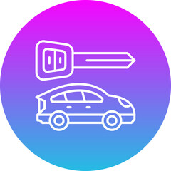 Car Key Icon