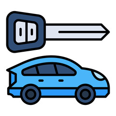 Car Key Icon