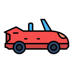 Convertible Car Icon