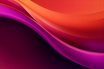 dark purple fuscia orange brown abstract wavy background  - obrazy, fototapety, plakaty