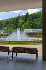 Luhacovice, picturesque spa town in Southern Moravia, Czech Republic - 786480777