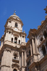 Teilaufnahme der Kathedrale von Málaga