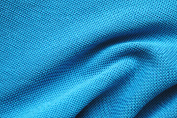 Abstract blue clothing fabric texture pattern background - 786484743