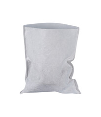 Recyclable cotton bag isolated on white background.