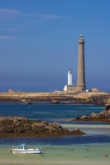 Virgin Island Lighthouse (Phare de Lile Vierge), Plouguerneau, Finistere, Brittany, France - 786487379