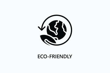 Fototapeta premium Eco-friendly vector, icon or logo sign symbol illustration 