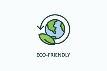 Eco-friendly vector, icon or logo sign symbol illustration	