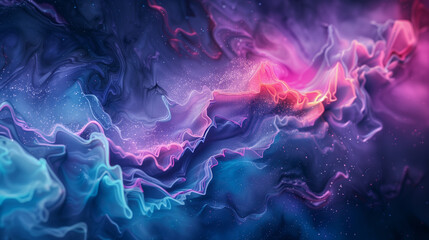 Obraz premium abstract colorful background with wavy lines