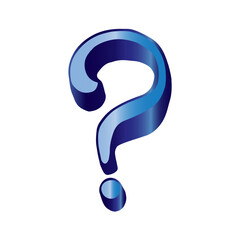 Question mark icon hand drawing image vector