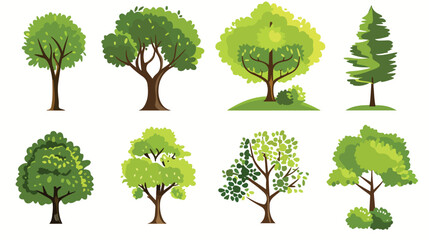 Tree icon vector illustration design. Ecology objects - obrazy, fototapety, plakaty